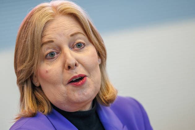 Statement SPD Baerbel Bas (SPD), Bundesministerin fuer Arbeit und Soziales, bei einer Fraktionssitzung SPD am 22.09.29 in Berlin. Berlin Berlin Deutschland Reichstag