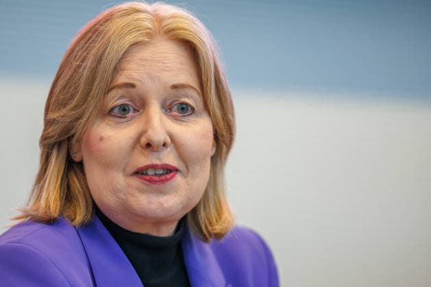 Statement SPD Baerbel Bas (SPD), Bundesministerin fuer Arbeit und Soziales, bei einer Fraktionssitzung SPD am 22.09.29 in Berlin. Berlin Berlin Deutschland Reichstag