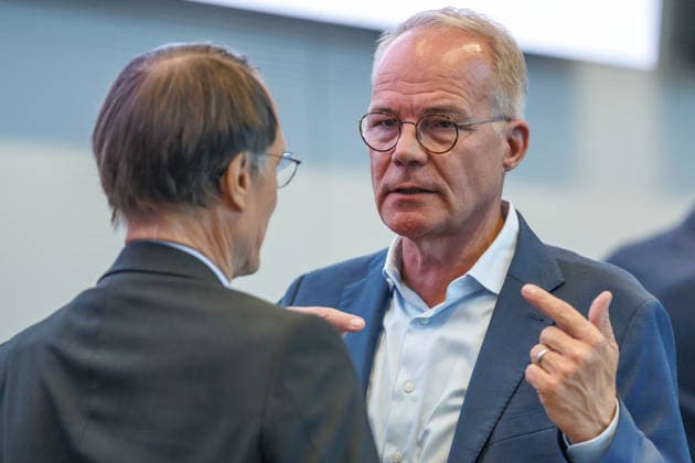 Statement SPD Matthias Miersch SPD Vorsitzender und Karl Lauterbach (SPD) bei einer Fraktionssitzung SPD am 22.09.29 in Berlin. Berlin Berlin Deutschland Reichstag