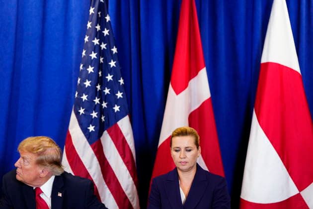 US Denmark Greenland Prime Minister Mette Frederiksen, Greenland s government leader Jens-Frederik Nielsen, and US President Donald Trump during the signing ceremony at the UN building in New York, Tuesday, September 22, 2026. (Photo: Mads Claus Rasmussen Scanpix 2026) , New York Denmark Copyright: MadsxClausxRasmussenx spdk20260922-173537-L