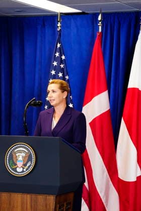 US Denmark Greenland Prime Minister Mette Frederiksen, Greenland s government leader Jens-Frederik Nielsen, and U.S. President Donald Trump during the signing ceremony at the UN building in New York, Tuesday, September 22, 2026. (Photo: Mads Claus Rasmussen Scanpix 2026) , New York Denmark Copyright: MadsxClausxRasmussenx spdk20260922-173339-L