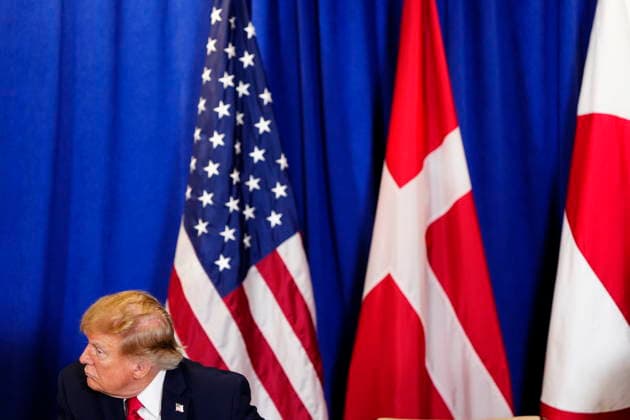 US Denmark Greenland Prime Minister Mette Frederiksen, Greenland s government leader Jens-Frederik Nielsen, and US President Donald Trump during the signing ceremony at the UN building in New York, Tuesday, September 22, 2026. (Photo: Mads Claus Rasmussen Scanpix 2026) , New York Denmark Copyright: MadsxClausxRasmussenx spdk20260922-173347-L