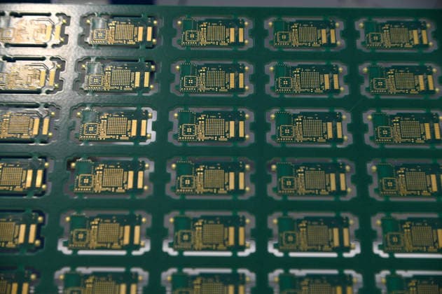 Platinen, Schaltkreise, elektronik, elektronische Bauteile, Feature, Randmotiv, Symbolfoto, Messe EUDEX Euro Defence Expo, am 22.09.2026 in der Messe Essen Deutschland.