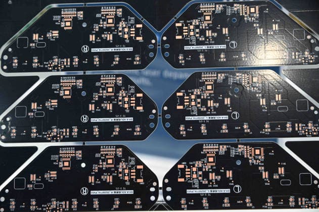 Platinen, Schaltkreise, elektronik, elektronische Bauteile, Feature, Randmotiv, Symbolfoto, Messe EUDEX Euro Defence Expo, am 22.09.2026 in der Messe Essen Deutschland.