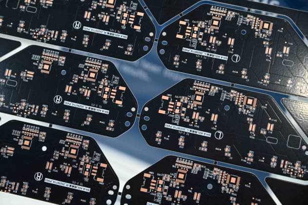 Platinen, Schaltkreise, elektronik, elektronische Bauteile, Feature, Randmotiv, Symbolfoto, Messe EUDEX Euro Defence Expo, am 22.09.2026 in der Messe Essen Deutschland.