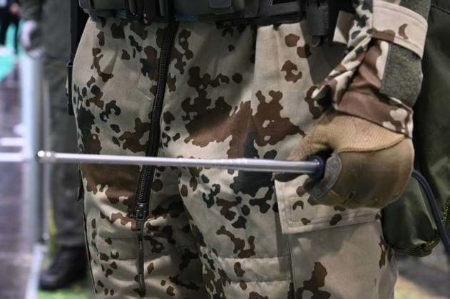 Detektor fuer Giftstoffe, Kontaminierung, Dekontamination, Schutzausruestung, Gasmaske, ABC Schutzmaske, Messe EUDEX Euro Defence Expo, am 22.09.2026 in der Messe Essen Deutschland.