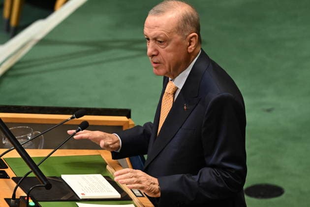 President Erdogan of Türkiye Addresses the United Nations General Assembly President Recep Tayyip Erdogan of the Republic of Türkiye, addresses the opening of the 81st Session of the United Nations General Assembly at United Nations Headquarters in New York, New York, USA on Tuesday, 22 September, 2026. Credit: Kyle Mazza CNP New York New York United States of America EDITORIAL USE ONLY Copyright: xx KMZ_0420 KylexMazzax-xCNPx cnpphotos340527