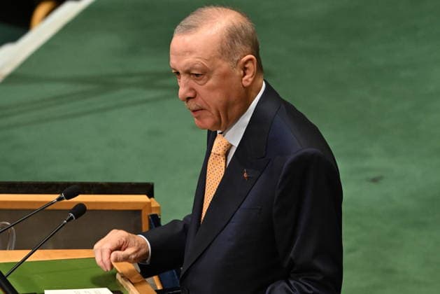 President Erdogan of Türkiye Addresses the United Nations General Assembly President Recep Tayyip Erdogan of the Republic of Türkiye, addresses the opening of the 81st Session of the United Nations General Assembly at United Nations Headquarters in New York, New York, USA on Tuesday, 22 September, 2026. Credit: Kyle Mazza CNP New York New York United States of America EDITORIAL USE ONLY Copyright: xx KMZ_0421 KylexMazzax-xCNPx cnpphotos340530
