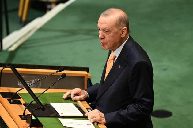 President Erdogan of Türkiye Addresses the United Nations General Assembly President Recep Tayyip Erdogan of the Republic of Türkiye, addresses the opening of the 81st Session of the United Nations General Assembly at United Nations Headquarters in New York, New York, USA on Tuesday, 22 September, 2026. Credit: Kyle Mazza CNP New York New York United States of America EDITORIAL USE ONLY Copyright: xx KMZ_0369 KylexMazzax-xCNPx cnpphotos340543