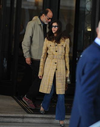 RECORD DATE NOT STATED IPA88835952 - Milan—Photo by Mimmo Carriero—Benedetta Porcaroli leaves the hotel to attend the Prada fashion show  Copyright: xx xx IPA88835952