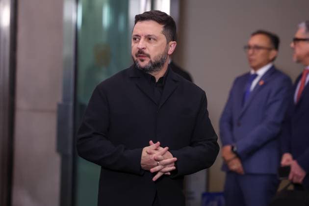 United Nations General Assembly Ukrainian President Volodymyr Zelenskyy arrives for the 81st United Nations General Assembly at UN headquarters in New York, United States, on Tuesday, September 22, 2026 NEW YORK CITY united nations NY UNITED STATES Copyright: xVanessaxCarvalhox