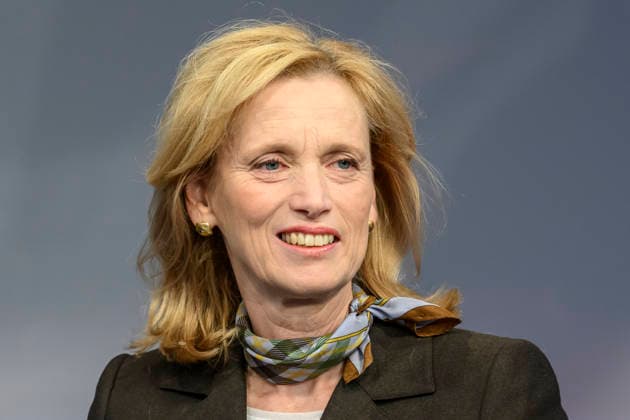 im Bild v.l.: Karin Prien, CDU (Bundesbildungsministerin), GER, Berlin, Studio, zu Gast bei Maischberger, politische Talkshow, TV, Format, mit Moderatorin Sandra Maischberger, Das Erste, aus Adlershof Am Studio 20, 22.09.2026, Copyright: HMBxMedia UwexKoch