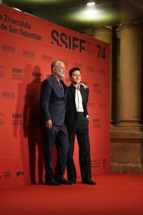 Ira Sachs, Rami Malek, Hristo Simeonov, Valeria Varbanova Tanya Shahova attends the red carpet The Man I Love of the 74th San Sebastian International Film Festival on September 22, 2026 in Donostia San Sebastian Cordon Press 