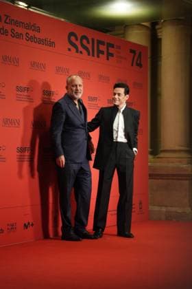 Ira Sachs, Rami Malek, Hristo Simeonov, Valeria Varbanova Tanya Shahova attends the red carpet The Man I Love of the 74th San Sebastian International Film Festival on September 22, 2026 in Donostia San Sebastian Cordon Press 
