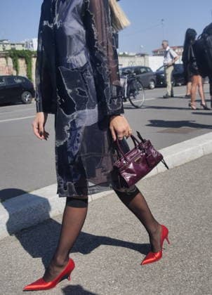 IPA88842918 - Milan, Milan Women s Fashion Week: Spring Summer 2026 2027 - Women s Fashion, Spring Summer 2026–2027, Prada Fashion Show—Pictured: Caroline Daur  Copyright: xLucaxPontix xLucaPonti IpaAgencyx IPA88842918