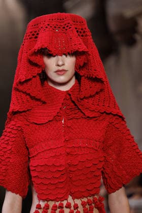 IPA88841993 - Milan, Milan Women™s Fashion Week Spring Summer 2027 - Women™s Fashion, Spring Summer 2027 - J. Salinas fashion show - runway - pictured: detail.  Copyright: xCinziaxCamelax xx IPA88841993