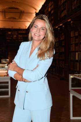 IPA88844610 - Rome, Ministry of Culture: Ceremony to Award the Star to Franco Nero. Pictured: Alessandra Viero  Copyright: xVincenzoxLandix xVincenzoxLandix IPA88844610