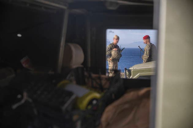 The Government Reinforces the Border in Ceuta Amid Calls for Another Mass Entry Several soldiers patrol the border in Benzú on September 22, 2026, in Ceuta, Spain. As of Tuesday, the government has reinforced security measures along Ceuta’s border with Morocco in anticipation of possible attempts at irregular entry, coinciding with a call circulating on social media for tomorrow, Wednesday, September 23, 2026 SEPTEMBER 22, 2026 MIGRANTS IMMIGRANTS INVASION BORDER MIGRATION CRISIS HUMANITARIAN CRISIS MILITARY SOLDIERS PIXELATED Ceuta Ceuta, Spain  Copyright: xMarcosxMorenox 7792886