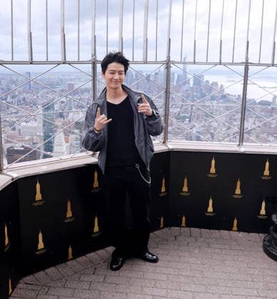 September 22, 2026, New York, Ny, United States: Jay B visits the Empire State Building in Celebration of the 2026 Tape: Roots Tour. Held at Empire State Building in New York. Kashon Bussa Jones Zuma Press September 22, 2026. New York United States - ZUMAp281 20260922_zea_p281_007 Copyright: xPhotoxImagexPressx