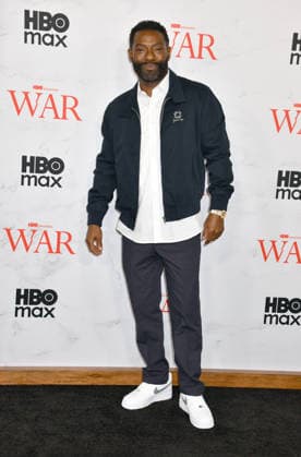 NEW YORK, NY - SEPTEMBER 22: Hassan Johnson at the New York Red Carpet Premiere of the HBO Original Drama Series War on September 22, 2026 at the Perelman Performing Arts Center in New York City. Copyright: xmpi099 MediaPunchx