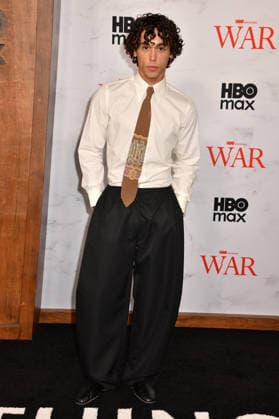 NEW YORK, NY - SEPTEMBER 22: Shaheen Jafargholi at the New York Red Carpet Premiere of the HBO Original Drama Series War on September 22, 2026 at the Perelman Performing Arts Center in New York City. Copyright: xmpi099 MediaPunchx