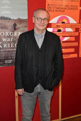 Knut Elstermann bei der Premiere des Kinofilms Morgen war Krieg im Delphi Lux. Berlin, 22.09.2026