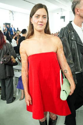 IPA88862630 - Milan, Milan Women™s Fashion Week Spring Summer 2027 - Women™s Fashion, Spring Summer 2027 - Jil Sander fashion show - Pictured in the front row: Veronica Yoko Plebani  Copyright: xRiccardoxGIordanox xRiccardoxGiordano IPAx IPA88862630