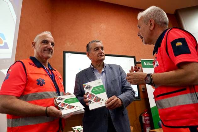 Presentation in Málaga of the new tablets for the 061 Andalusian Health Emergency Services The First Vice President of the Regional Government and Minister of the Presidency, Health, and Emergencies, Antonio Sanz c, during the presentation ceremony for the new tablets for the 061 Andalusian Health Emergency Services. September 23, 2026, in Málaga, Andalusia, Spain. September 23, 2026, in Málaga, Andalusia, Spain. Málaga, Andalusia, Spain. Spain Copyright: xÃlexxZeax 7793401