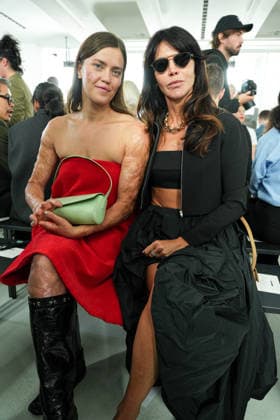 IPA88862645 - Milan, Milan Women™s Fashion Week Spring Summer 2027 - Women™s Fashion, Spring Summer 2027 - Jil Sander fashion show - pictured in the front row: Veronica Yoko Plebani, Arianna Alessi  Copyright: xRiccardoxGIordanox xRiccardoxGiordano IPAx IPA88862645