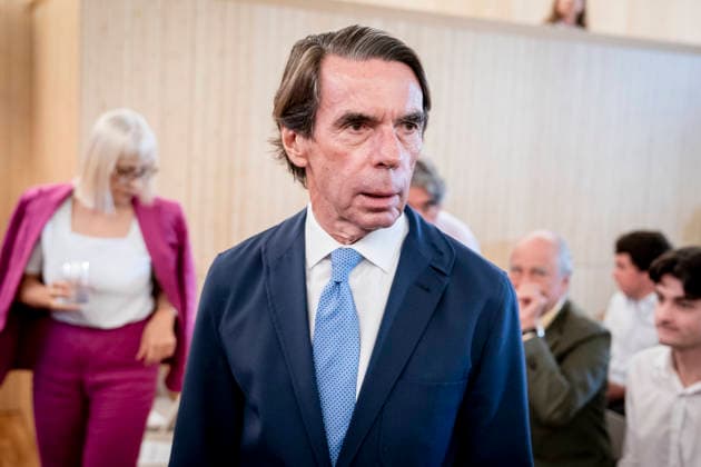 Aznar Inaugurates the FAES 2026 Campus Former Prime Minister and FAES President José María Aznar during the inauguration of the FAES 2026 Campus at the Ortega–Maranón Foundation on September 23, 2026, in Madrid, Spain. Aznar inaugurated the FAES 2026 Campus, which this year is titled Latin America in Transition: Implications for the European Union. September 23, 2026, in Madrid, Spain.  Copyright: xA.xPÃ rezxMecax 7793431