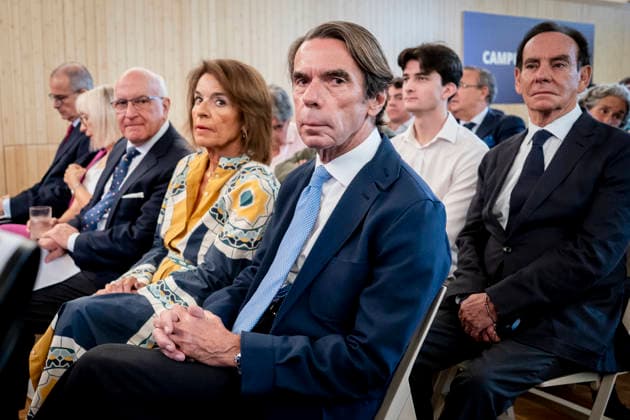 Aznar Inaugurates the FAES 2026 Campus Former Prime Minister and FAES President José María Aznar and former Madrid Mayor Ana Botella during the inauguration of the FAES 2026 Campus at the Ortega–Maranón Foundation, on September 23, 2026, in Madrid, Spain. Aznar inaugurated the FAES 2026 Campus, which this year is titled Latin America in Transition: Implications for the European Union. September 23, 2026, in Madrid, Spain.  Copyright: xA.xPÃ rezxMecax 7793454
