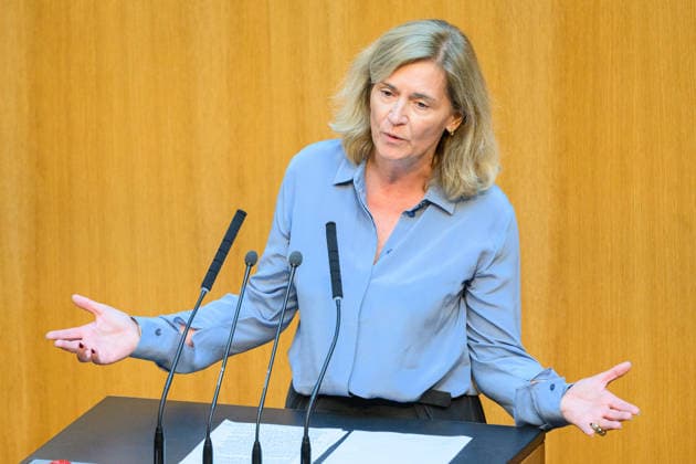 - Wien 23.09.2026 - 96. Sitzung des Nationalrats. PHOTO: MEP Elisabeth Dieringer-Granza (FPÖ) 96th sitting of the National Council. Nationalrat, Nationalratssitzung, Parlamentssitzung, Parlament, Plenum 96. Sitzung des Nationalrats