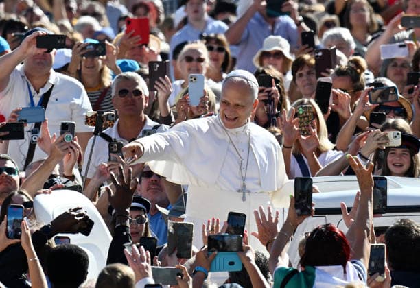 Pope Leo XIV Leads The General Audience - Vatican Pope Leo XIV attends the weekly general audience in Saint Peter’s square, Vatican on September 23, 2026. Photo by Eric Vandeville ABACAPRESS.COM Vatican Vatican (or Holy See)  Copyright: xVandevillexEric ABACAx