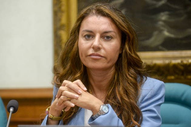 Foto IPP Marco Mattei Roma 23 09 2026 Camera dei deputati conferenza stampa della Lega per illustrare una proposta di legge contro l integralismo islamico in Italia nella foto Susanna Ceccardi Italy Photo Press - World Copyright .