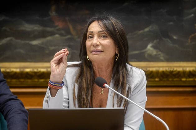 Foto IPP Marco Mattei Roma 23 09 2026 Camera dei deputati conferenza stampa della Lega per illustrare una proposta di legge contro l integralismo islamico in Italia nella foto Anna Maria Cisint Italy Photo Press - World Copyright .