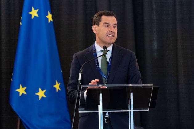 Moreno is participating this Wednesday in Ireland in the meeting of the European Committee of the Regions. The president of the Regional Government of Andalusia, Juanma Moreno, is speaking at the meeting of the Bureau of the Committee of the Regions (CoR) being held in the city of Mullingar, in Ireland. September 23, 2026, in Mullingar, Ireland. The meeting of the Bureau of the European Committee of the Regions in Mullingar was held under the theme Prosperous and Sustainable Communities: Building a Europe That Works for All Territories, where Juanma Moreno addressed two debates. The first focused on the competitiveness, innovation, and economic resilience of Europe’s territories, and the second will revolve around access to housing, espe  Copyright: xFranciscoxJ.xOlmox 7793965