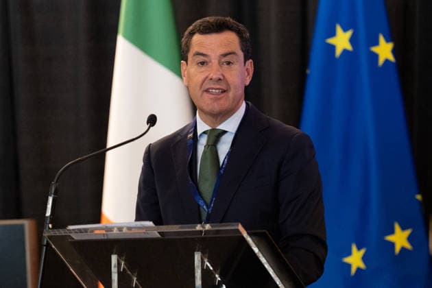 Moreno is participating this Wednesday in Ireland in the meeting of the European Committee of the Regions. The president of the Regional Government of Andalusia, Juanma Moreno, is speaking at the meeting of the Bureau of the Committee of the Regions (CoR) being held in the city of Mullingar, in Ireland. September 23, 2026, in Mullingar, Ireland. The meeting of the Bureau of the European Committee of the Regions in Mullingar was held under the theme Prosperous and Sustainable Communities: Building a Europe That Works for All Territories, where Juanma Moreno addressed two debates. The first focused on the competitiveness, innovation, and economic resilience of Europe’s territories, and the second will revolve around access to housing, espe  Copyright: xFranciscoxJ.xOlmox 7793966