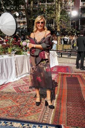 IPA88865914 - Milan, Milan Women™s Fashion Week Spring Summer 2027 - Women™s Fashion, Spring Summer 2027 - Antonio Marras fashion show - front row in the photo: Marina Di Guardo  Copyright: xRiccardoxGIordanox xRiccardoxGiordano IPAx IPA88865914
