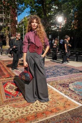 IPA88865910 - Milan, Milan Women™s Fashion Week Spring Summer 2027 - Women™s Fashion, Spring Summer 2027 - Antonio Marras fashion show - front row in the photo: guest  Copyright: xRiccardoxGIordanox xRiccardoxGiordano IPAx IPA88865910