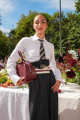 IPA88865998 - Milan, Milan Women™s Fashion Week Spring Summer 2027 - Women™s Fashion, Spring Summer 2027 - Antonio Marras fashion show - front row in the photo: Valentina Cabassi  Copyright: xRiccardoxGIordanox xRiccardoxGiordano IPAx IPA88865998
