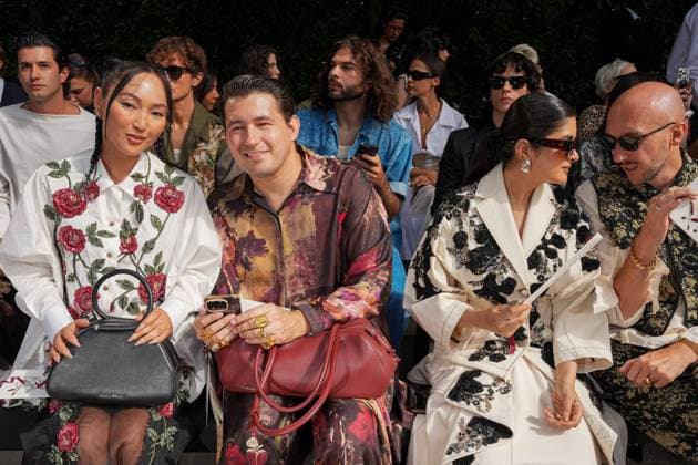 IPA88866009 - Milan, Milan Women™s Fashion Week Spring Summer 2027 - Women™s Fashion, Spring Summer 2027 - Antonio Marras fashion show - front row in the photo: guest  Copyright: xRiccardoxGIordanox xRiccardoxGiordano IPAx IPA88866009