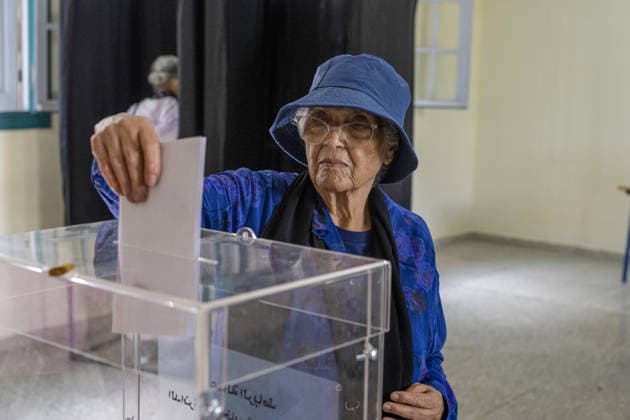Morocco begins voting in legislative elections RABAT, MOROCCO - SEPTEMBER 23: Moroccan citizens gather to cast their ballots at a polling station located inside Hassan II High School in the capital city of Rabat, Morocco, on September 23, 2026. Polling stations opened across the North African kingdom at 8:00 a.m. local time as voters cast ballots to elect all 395 members of the House of Representatives, the lower house of parliament. Abu Adem Muhammed Anadolu Rabat Morocco. Editorial use only. Please get in touch for any other usage.  Copyright: x2026xAnadoluxAbuxAdemxMuhammedx