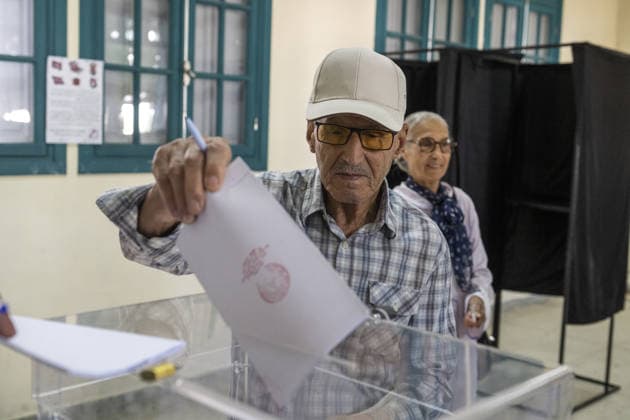 Morocco begins voting in legislative elections RABAT, MOROCCO - SEPTEMBER 23: Moroccan citizens gather to cast their ballots at a polling station located inside Hassan II High School in the capital city of Rabat, Morocco, on September 23, 2026. Polling stations opened across the North African kingdom at 8:00 a.m. local time as voters cast ballots to elect all 395 members of the House of Representatives, the lower house of parliament. Abu Adem Muhammed Anadolu Rabat Morocco. Editorial use only. Please get in touch for any other usage.  Copyright: x2026xAnadoluxAbuxAdemxMuhammedx