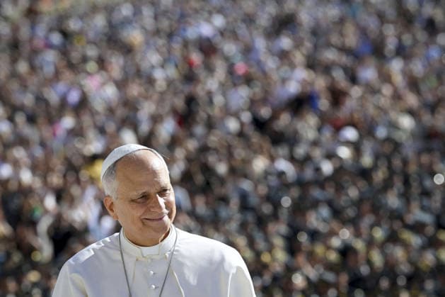 Pope Leo XIV Leads The General Audience - Vatican Pope Leo XIV attends the weekly general audience in Saint Peter’s square, Vatican on September 23, 2026. Photo by (EV) Simone Risoluti Vatican Media ABACAPRESS.COM Rome  Copyright: xABACAx
