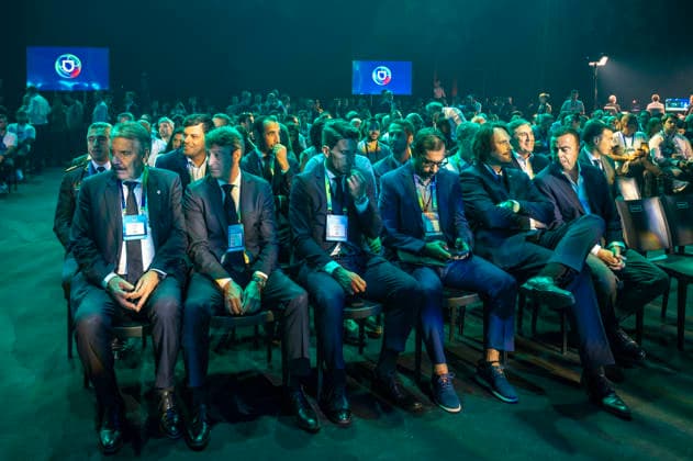 September 18, 2026, Lisbon, Lisbon, Portugal: General view of attendees, audience, and atmosphere during the opening day of the Portugal Football Summit at the Cidade do Futebol in Oeiras. Lisbon Portugal - ZUMAr238 20260918_zip_r238_004 Copyright: xRicardoxRochax