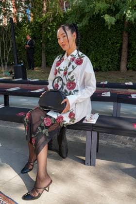 IPA88865887 - Milan, Milan Women™s Fashion Week Spring Summer 2027 - Women™s Fashion, Spring Summer 2027 - Antonio Marras fashion show - front row in the photo: guest  Copyright: xRiccardoxGIordanox xRiccardoxGiordano IPAx IPA88865887