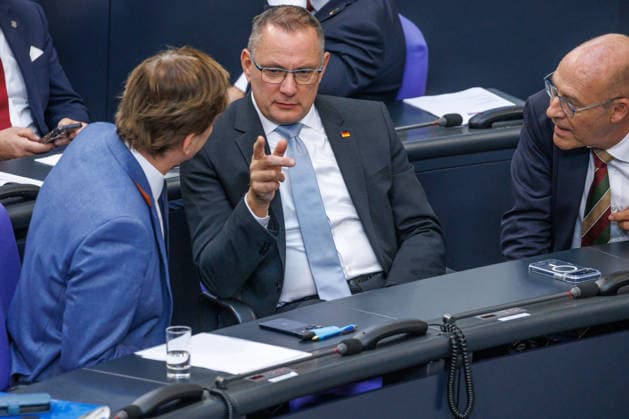 Bundestag Tino Chrupalla (AfD) im Deutschen Bundestag am 23.09.26 in Berlin. Berlin Berlin Deutschland Bundestag