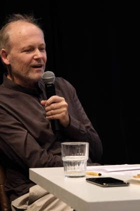 RECORD DATE NOT STATED Wolfgang Ullrich in Bazon Brocks Denkerei im Hoftheater Kreuzberg e.V. Naunynstraße 63, Berlin-Kreuzberg, 7.9.2026 zum Thema: Wirkung erniedrigt die Werke. Summa der Überlegungen vom Verhältnis von Wirkung und Werk; warum wir alle Autoren zitieren, deren Werke wir gar nicht kennen. mit Brock, Lambert Wiesing und Wolfgang Ullrich Denkerei; Bazon Brock; Lambert Wiesing; Wolfgang Ullrich; Berlin-Kreuzberg; Naunynstraße; Hoftheater Kreuzberg e.V.