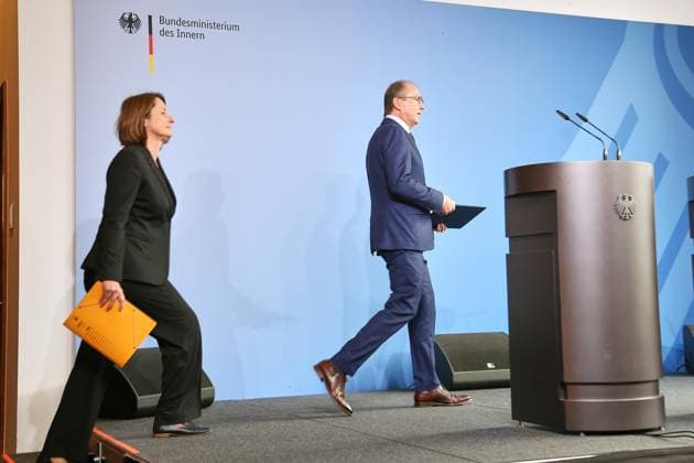 Berlin, Deutschland, 23.09.2026: Bundesinnenministerium: Statement zum Aktionsplan gegen Sozialleistungsmissbrauch: Leonie Gebers (SPD) und Bundesminister des Innern Alexander Dobrindt (CSU) Copyright: xdtsxNachrichtenagenturx dts_136092