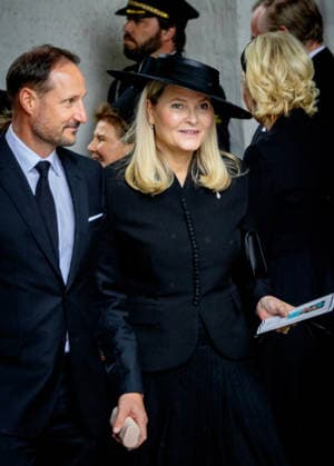 23-09-2026 Norway Funeral of Princess Astrid at the Ris Church in Oslo. King Haakon and Queen Mette-Marit Â  Copyright: xPPEx